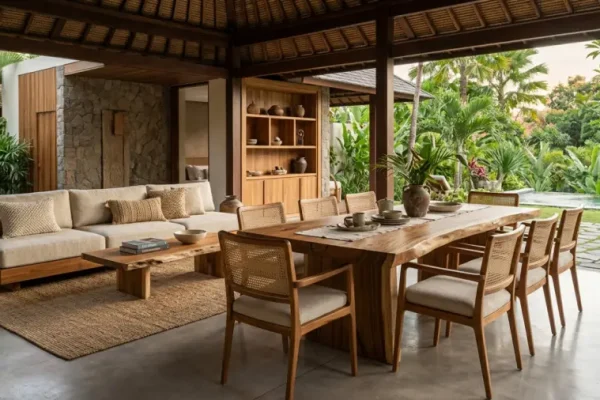 Custom furniture maker in Bali untuk villa dan hotel